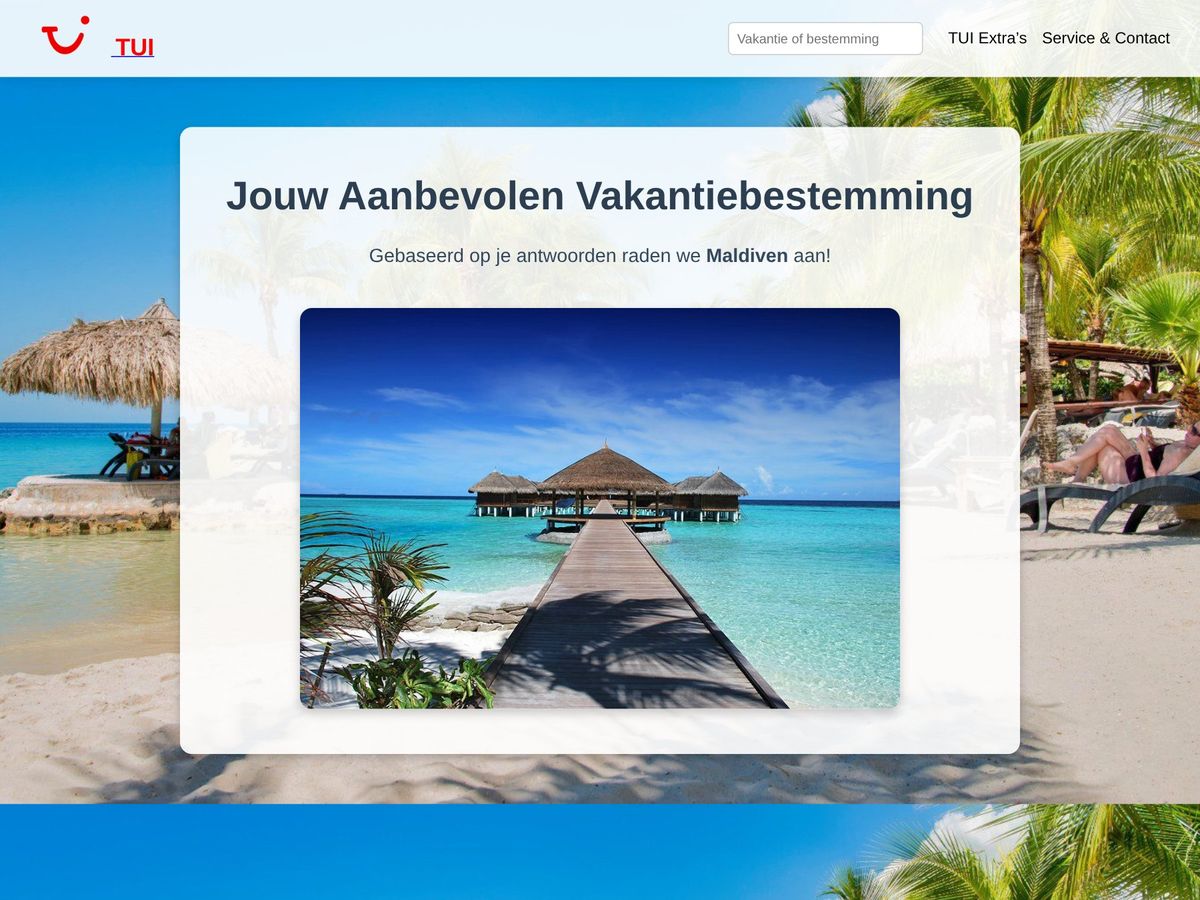 TUI oefenwebsite – afbeelding 3